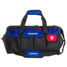 Сумка с закрытым верхним клапаном 46х21,5х26см 13 карм WORKPRO (WP281005)