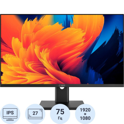 Монитор CBR MF-2706(LCD-MF2706-OPC)27/FHD/IPS/75Hz/250cd/5ms/HDMI/VGA