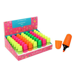 Маркер-текстовыделитель LadyMarker Mini, 1-5 мм, МИКС (Цена за 5 шт.)