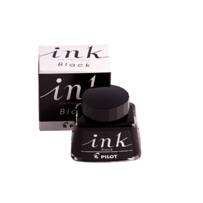 Чернила 30мл PILOT черные INK-30 (B)