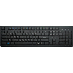 Клавиатура Smartbuy Slim 206 провод мультимедийная USB чер (SBK-206US-K)/20