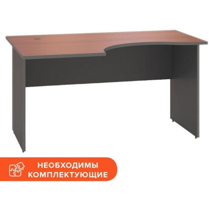 Стол эргономичный SH_Стратегия левый EB1 (603465) Н.Милано/серый