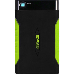 Портативный HDD Silicon Power Armor A15 1 TB USB 3.2, зеленый, резина