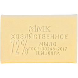 Мыло хозяйственное 72% без обертки 100 гр. МКХ0421