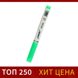 Маркер текстовыделитель, наконечник скошенный 4 мм, зелёный (Цена за 6 шт.)