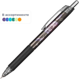 Ручка гелевая автомат M&amp;G Hello Mars, д.ш. 0,5 мм, синяя, манж., ассорти