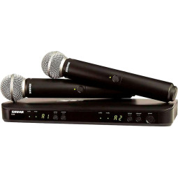Радиосистема Shure BLX288E/PG58-K14, 2х канальн, 2 ручн. передатч. PG58