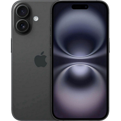 Смартфон Apple iPhone 16 128GB Black, A3287(MYE73HN/A)