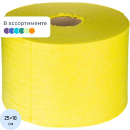 Салфетки хозяйственные вискоза 60г/м2, 18х25см, 500л/рул