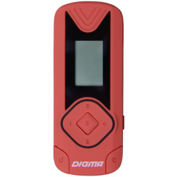 Плеер MP3 Digma R3 8Gb  красный/0.8/FM/microSDHC/clip