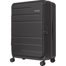 Чемодан 4-х колесный 100% поликарбонат, FABRETTI,53X78X31,серый,EN1030-28-3