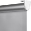 Рулонная штора Комус Мебель blackout silver 537837 V2, 120х160, серый