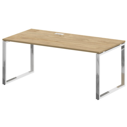 Стол Shift руководителя прямой без тумбы SK.SR-180 Тиквуд св. 1800x900x753