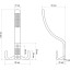 Вешалка настенная УЗК_Крючок трехрожковый СТАНДАРТ 212 A AC (10200),ст.медь