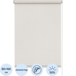 Рулонная штора SKR Бонд, крем 80х160