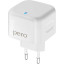 Зарядное устройство сетевое PERO TC10 USB-C 20W + USB-A Fast Charge белый