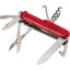Нож Victorinox Climber, 91 мм, 14 функций, полупрозрачный красный, 1.3703.T