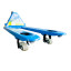Тележка гидравлическая Tor RHP(BF) (2500кг, 550x1150 мм) (нейлон колеса)