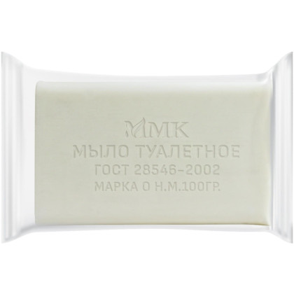 Мыло туалетное в прозрачной обертке флоупак ТМ Ординарное 100 гр. МКТУ1921