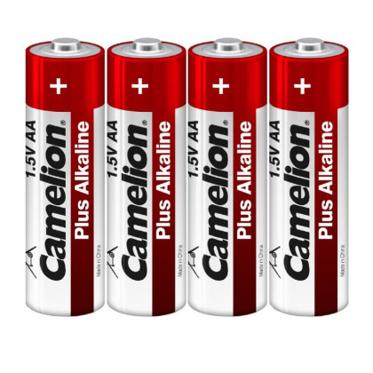 Батарейка Camelion AA/LR 6 Plus Alkaline SP-4 (LR 6-SP4, 1.5В)(4 шт в уп.)
