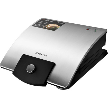 Сэндвичница BRAYER 2204BR,750Вт,пластины с антипр.покрыт 11x13 см,фикс.руч