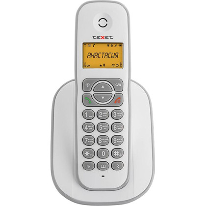 Радиотелефон teXet TX-D4505A белый-серый