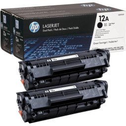 Картридж лазерный HP 12A Q2612AF чер. для LJ 1010 (2шт/уп)