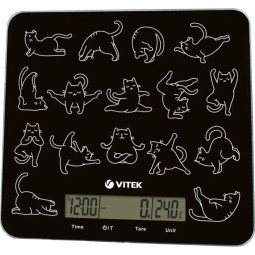 Весы кухонные VITEK 8026-VT-01 ,до 10 кг, точность измерения 1 гр