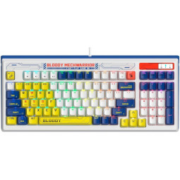 Клавиатура A4Tech Bloody B950 механическая синий/белый USB/LED (B950)