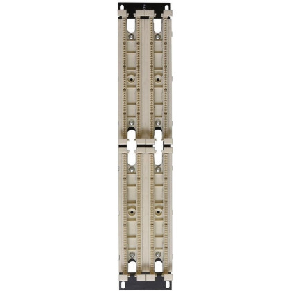 Кросс-панель REXANT 200-парная, тип 110, 19, 2U (без коннекторов)