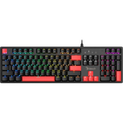 Клавиатура A4Tech Bloody S510N FIRE BLACK механическая черный USB
