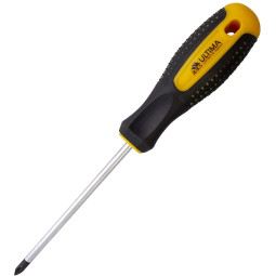 Отвертка Ultima Ph2х100 мм, CrV, 2-х компонент. рукоятка anti slip 124029