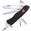 Нож Victorinox Forester, 111 мм, 12 функций, с фиксат лезвия,черн, 0.8363.3
