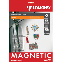 Фотобумага с магнитным слоем LOMOND Magnetic матовая A4, 2л (2020346)