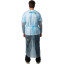 Халат н/с, на завязк, рук.рез, дл.140 см, XXL,пл.25,гол, 10 шт/уп