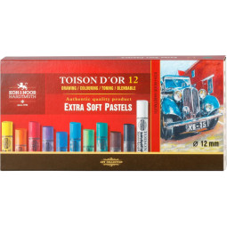 Пастель сухая худож. TOISON D`OR EXTRA SOFT 8552 12цв/наб карт 8552012001KZ