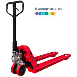 Тележка гидравлическая 2500 кг, 1150х550мм, пол.колесо,дв.пол.ролик AC 25