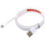 Кабель USB 2.0 - Lightning MFI, М/М, 1 м, Rexant, бел, 18-0000