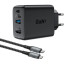 Зарядное устройство ACEFAST сетевое A17 65W GaN/USB-C/черный