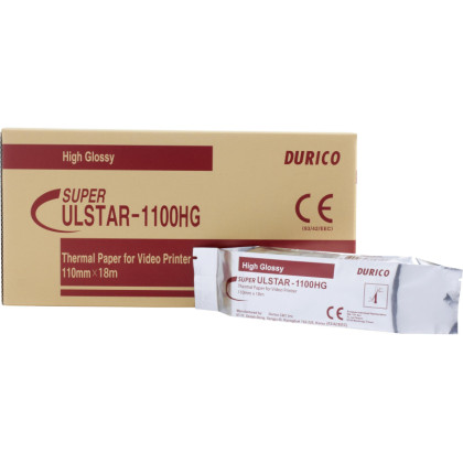 Бумага для УЗИ Super ULSTAR-1100HG (110mm х 18m) 5шт/уп
