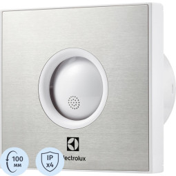 Вентилятор вытяжной Electrolux Rainbow EAFR-100TH steel с таймером и гигр