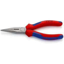 Длинногубцы L-160 мм KNIPEX KN-2502160