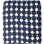 Покрывало из хлопка Polka dots темно-синего цвета Essential, 230х250 см