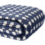 Покрывало из хлопка Polka dots темно-синего цвета Essential, 230х250 см