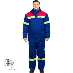 Костюм термостойкий утепленный с п/к 62кал/см2 (Сз-2) (60-62) 170-176