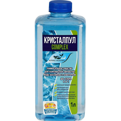 Профхим бассейн ср-во д/компл обработки воды б/хлора Кристалпул COMPLEX 1 л